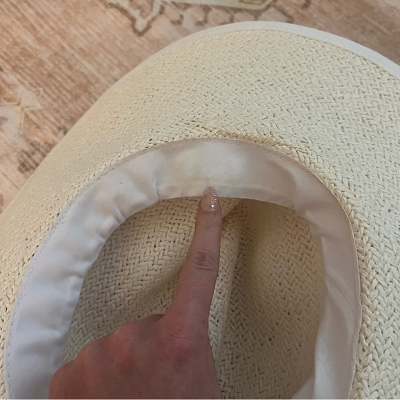 Free People x Olive and Pique Emma straw hat (Some flaws!!) - Picture 8 of 11